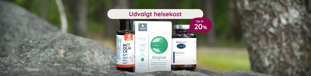 Kosttilskud - Op til 20 %